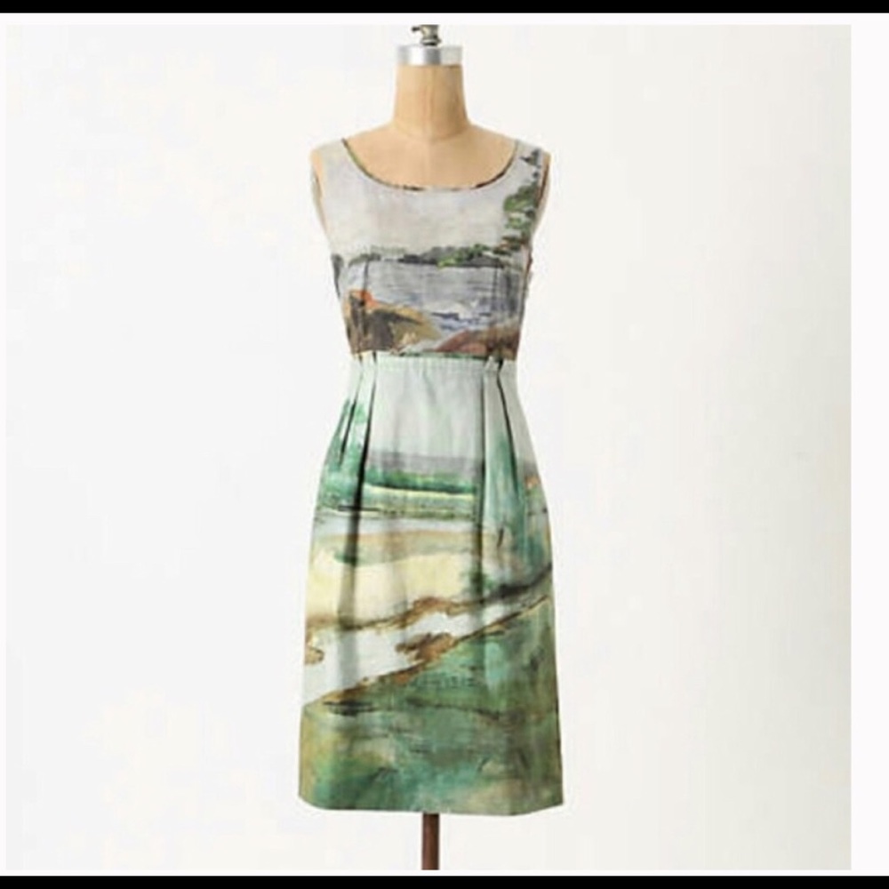 HOST PICK! Odille landscape dress Sz 2P